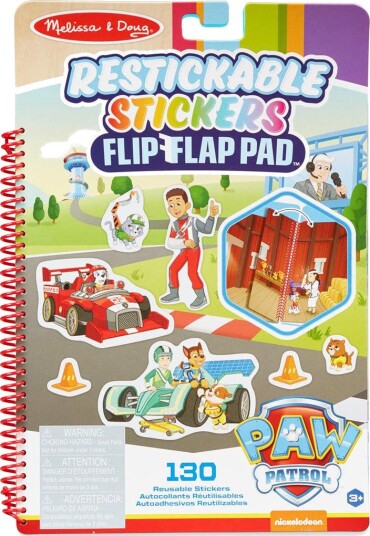 Melissa & Doug Paw Patrol Klistremerker Flip-Flap Blokk