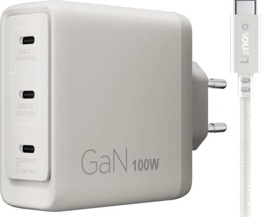 Lenovo Multi-Port 100 W USB-C GaN-lader