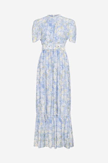 Love Lolina Maxikjole Sophie Puff Maxi Dress Blå Love Lolina Maxikjole Sophie Puff Maxi Dress Blå