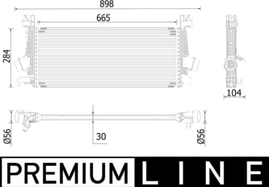 MAHLE CI 515 000P Intercooler MAHLE CI 515 000P Intercooler