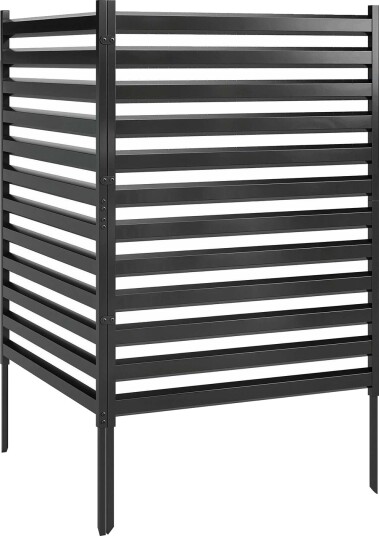 Metallgjerdepaneler – 2 pakning 91x152 cm svart Metallgjerdepaneler – 2 pakning 91x152 cm svart