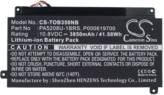 Batteri til Toshiba CB35-A3120 etc
