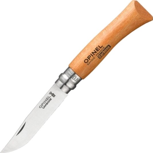 Opinel Kniv I Karbonstål Nr. 7 Bøkhåndtak Opinel Kniv I Karbonstål Nr. 7 Bøkhåndtak