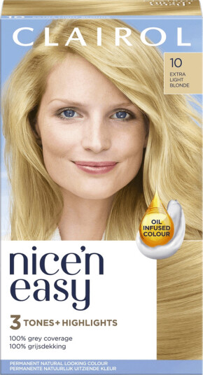 Clairol Nice"n Easy 10 Extra Light Blonde Clairol Nice"n Easy 10 Extra Light Blonde