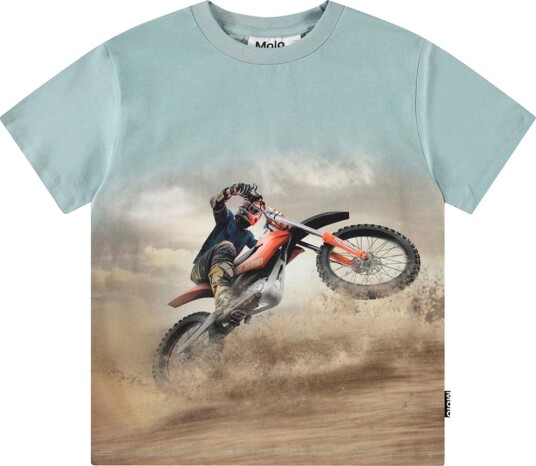 Molo T skjorte Roxo Dust Wheelie Molo 5 år (110) T skjorte Blå Brun