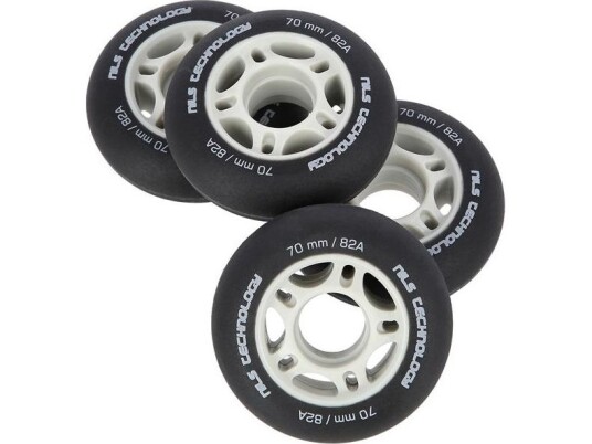 Nils Extreme Pu 70X24 82A Svart Matte Hjul (4 Stk) Nils Extreme