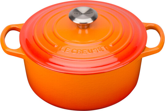 Le Creuset Jerngryte rund 5,3 liter vulkan