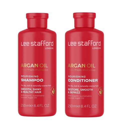 Lee Stafford Argan Oil from Morocco Nourishing Shampoo 250 ml + Lee Stafford Argan Oil from Morocco Nourishing Conditioner 250 ml