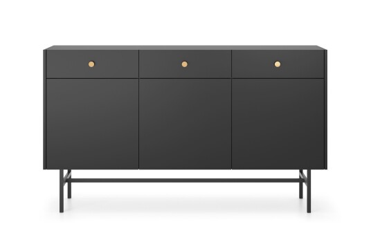 Francisca Kommode 155 cm   Svart
