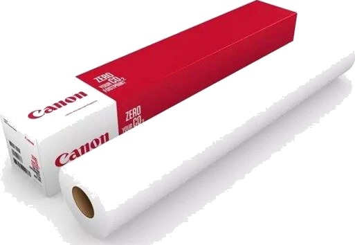 Canon Red Label Zero Lfm055 Ubelagt 102 Mikroner Hvit Roll A1 59,4 Cm X 175 M 75 G/M² 2 RullEr Papir