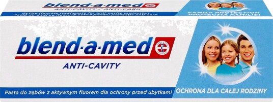 Blend-a-Med Anti-Cavity tannkrem Effektiv Protection mot hull (75 ml.) Blend-a-Med Anti-Cavity tannkrem Effektiv Protection mot hull (75 ml.)
