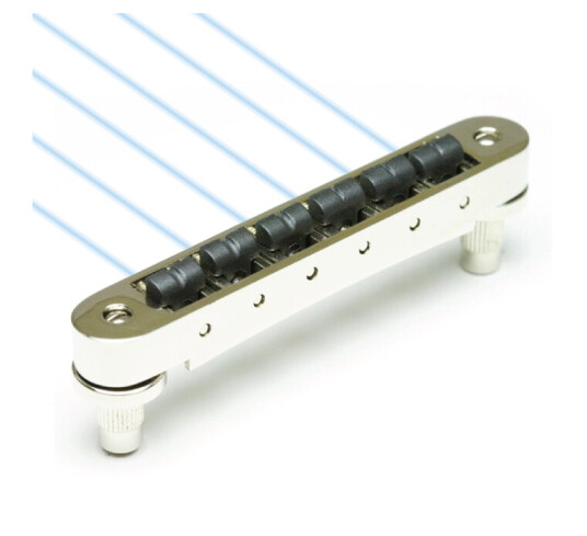 Graph Tech Ghost Pn-8843-N0 - Loaded Resomax Nv2 Bridge, 4 Mm - Nickel