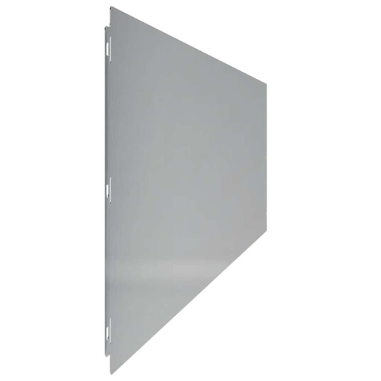 vidaXL Plenkanter 10 stk 25x103 cm galvanisert stål