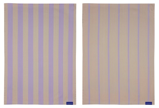 Mette Ditmer - STRIPES tea towel, 2-pack - Sand Mette Ditmer - STRIPES tea towel, 2-pack - Sand