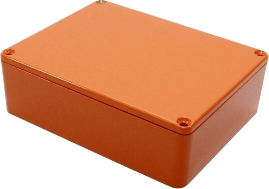 Hammond Electronics 1590BB2OR 119 × 94 × 38 mm Støpt Aluminium Oransje Kabinett