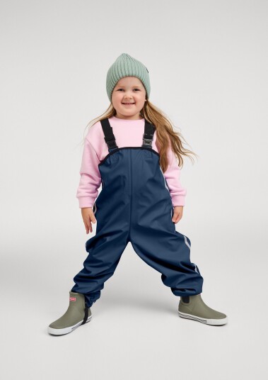 Reima Kids' Rain Pants Lammikko 122, Navy Reima Kids' Rain Pants Lammikko 122, Navy