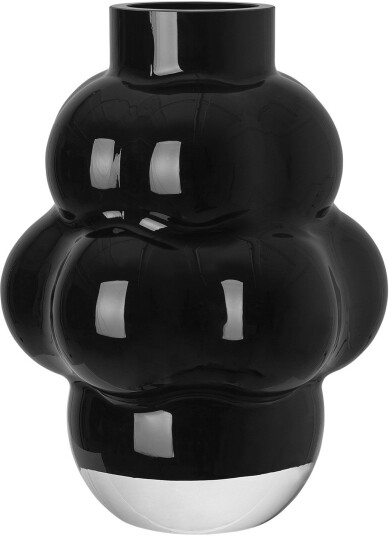 Louise Roe Balloon Vase 04 Black Vaser Svart