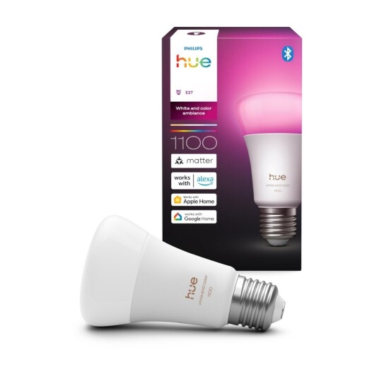 Philips Hue WCA Smartpære 8.1W A60 E27 Philips Hue WCA Smartpære 8.1W A60 E27