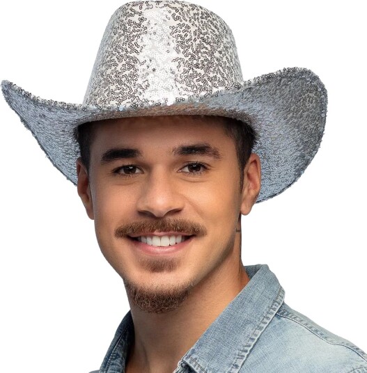 Boland Sølv Paillet Cowboyhat