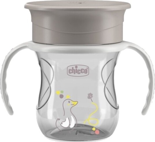 Chicco 00006951350000 Single/Enkelt 0,2 L Grå Plast Silikon Kopp Universell