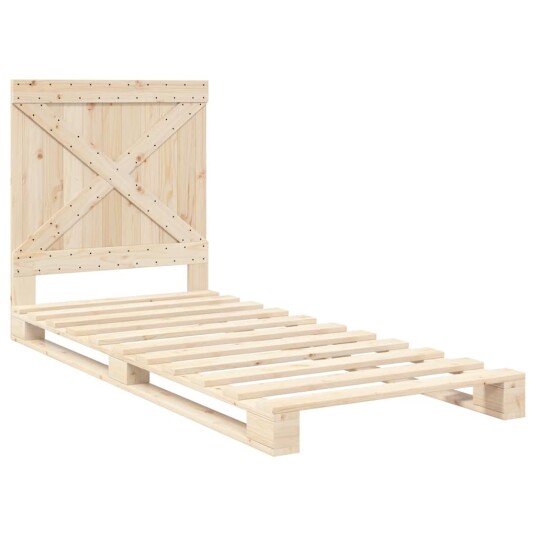  Sengeramme med hodegavl 90x200 cm heltre furu 3281568