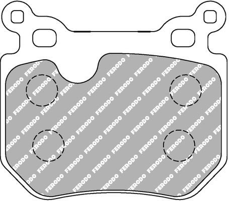 Bremseklosser FERODO RACING FCP4217H Bremseklosser FERODO RACING FCP4217H