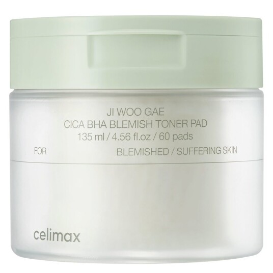 Celimax Ji Woo Gae Cica BHA Blemish Toner Pad 60pcs Celimax Ji Woo Gae Cica BHA Blemish Toner Pad 60pcs