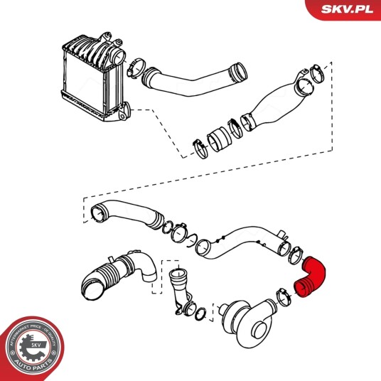 ESEN SKV 24SKV160 Ladeluftslange