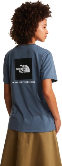 The North Face W Evolution Box Nse Relaxed Short Sleeve Granite Grey M