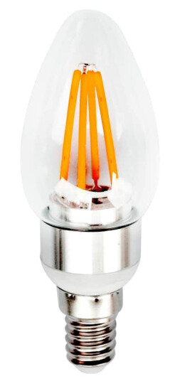 LED-pære Sunwind Filament E14 Mignon 4W 12V 243176 LED-pære Sunwind Filament E14 Mignon 4W 12V 243176