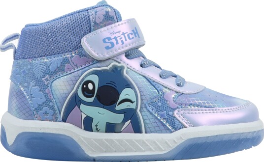 Disney Lilo & Stitch Blinkende Mid Sneakers Lyseblå 24