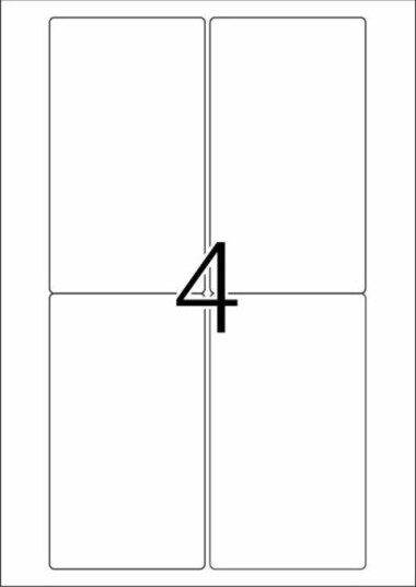 Herma Premium - Papir - Matt - Permanent Selv-Adhesiv - Hvit - 139.7 X 78.7 Mm 400 Etikett(Er) (100 Ark X 4) Laminerte Adresseetiketter