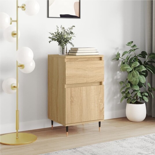 Skjenk sonoma eik 40x35x70 cm konstruert tre