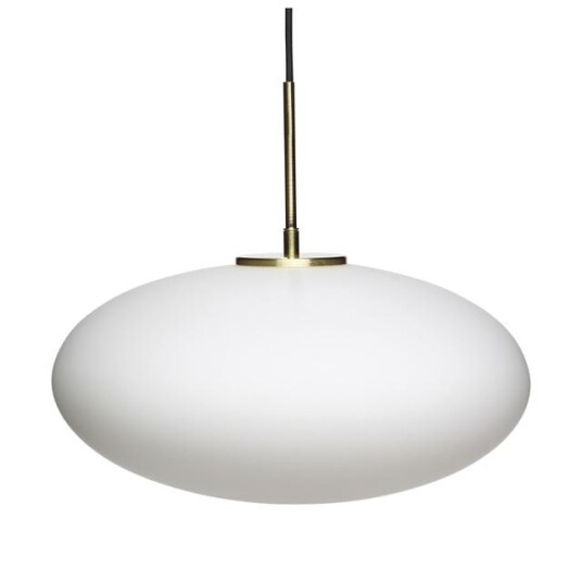 Hübsch Mouse Taklampe Ellipse Hvit