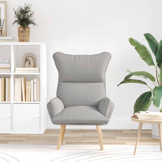 Avslappende stol Skygrå 69 x 74 x 93 cm stoff Avslappende stol Skygrå 69 x 74 x 93 cm stoff