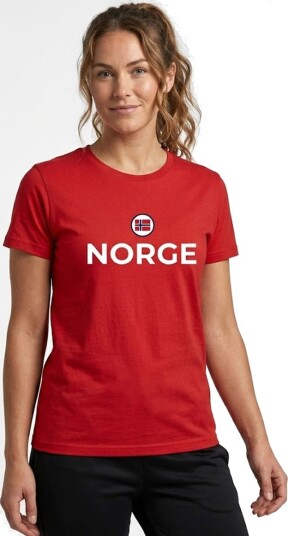 Norge t-shirt i rød - Perfekt til fotball-VM (XS) Norge t-shirt i rød - Perfekt til fotball-VM (XS)