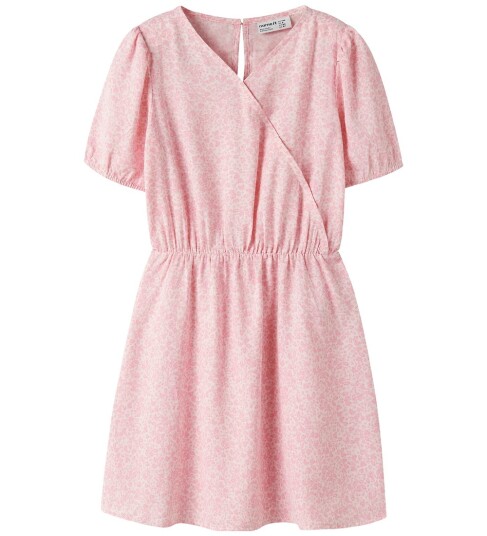 Name It Nkffany Ss Wrap Dress Pb Pink 146