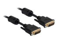 Delock DVI-D Kabel 3 m Hankjønn til Hankjønn