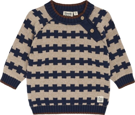 Hust and Claire Cardigan   HCPilou Nordic   Blues   Hust and Claire   2 år (92)   Cardigan Beige Brun Marineblå