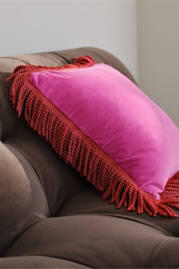 Jotex Putetrekk 50x50 Cm Rosa/rød DOLLIE Kjøp Pynteputer & putetrekk hos Jotex