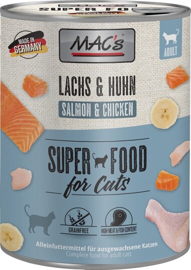 Mac'S Våtfôr Mac´S Cat Blandet 4 Sorter 24 X 800 G