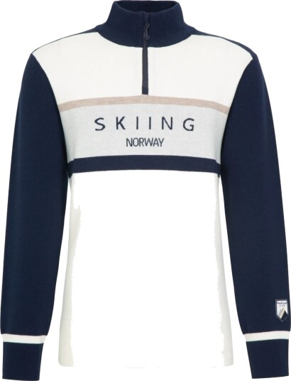 WoolLand Hemsedal Half zip Ullgenser Herre Blue Ink M WoolLand Hemsedal Half zip Ullgenser Herre Blue Ink M