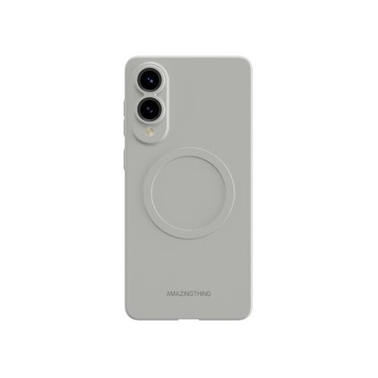 AmazingThing Minimal Air Deksel med Magnetring til Samsung Galaxy S25 Edge Grå