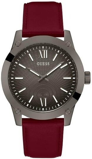 Guess Herreklokke GW0628G4 Dress Grå/Lær Ø44 mm
