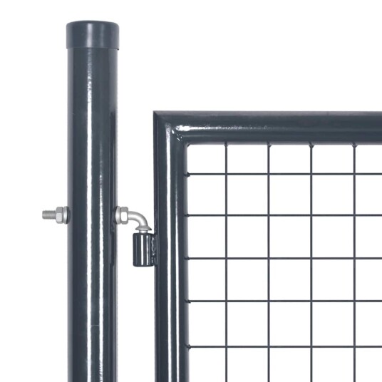 vidaXL Hageport netting antrasitt 300x175 cm galvanisert stål