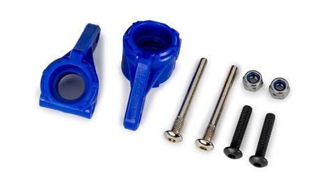 Traxxas 9137 BLUE Steering Blocks EHD Blue Pair for Upgrade K