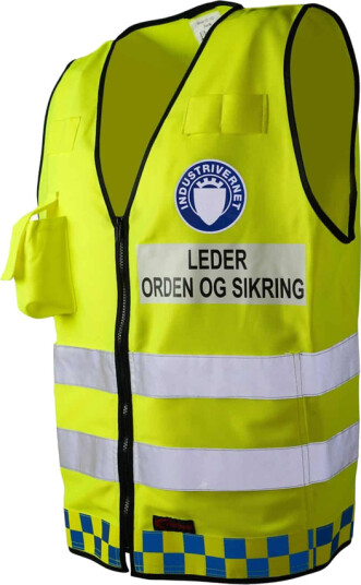 Jo Safety Refleksvest For Industrivernet Leder Orden Og Sikring