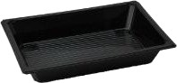 Sushibakke 215X147x35 Mm 350 My Rpet Sort Mellem,300 Stk/Krt
