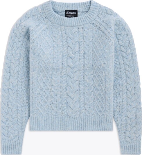 Bergans Lofoten Knitted Wool Jumper Women Blå L
