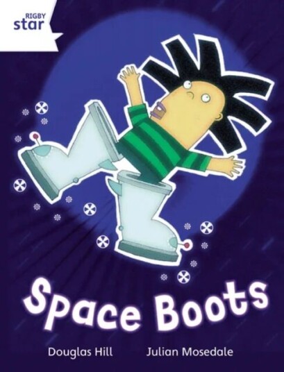 Rigby Star Independent White Reader 4: Space Boots Av Douglas Hill